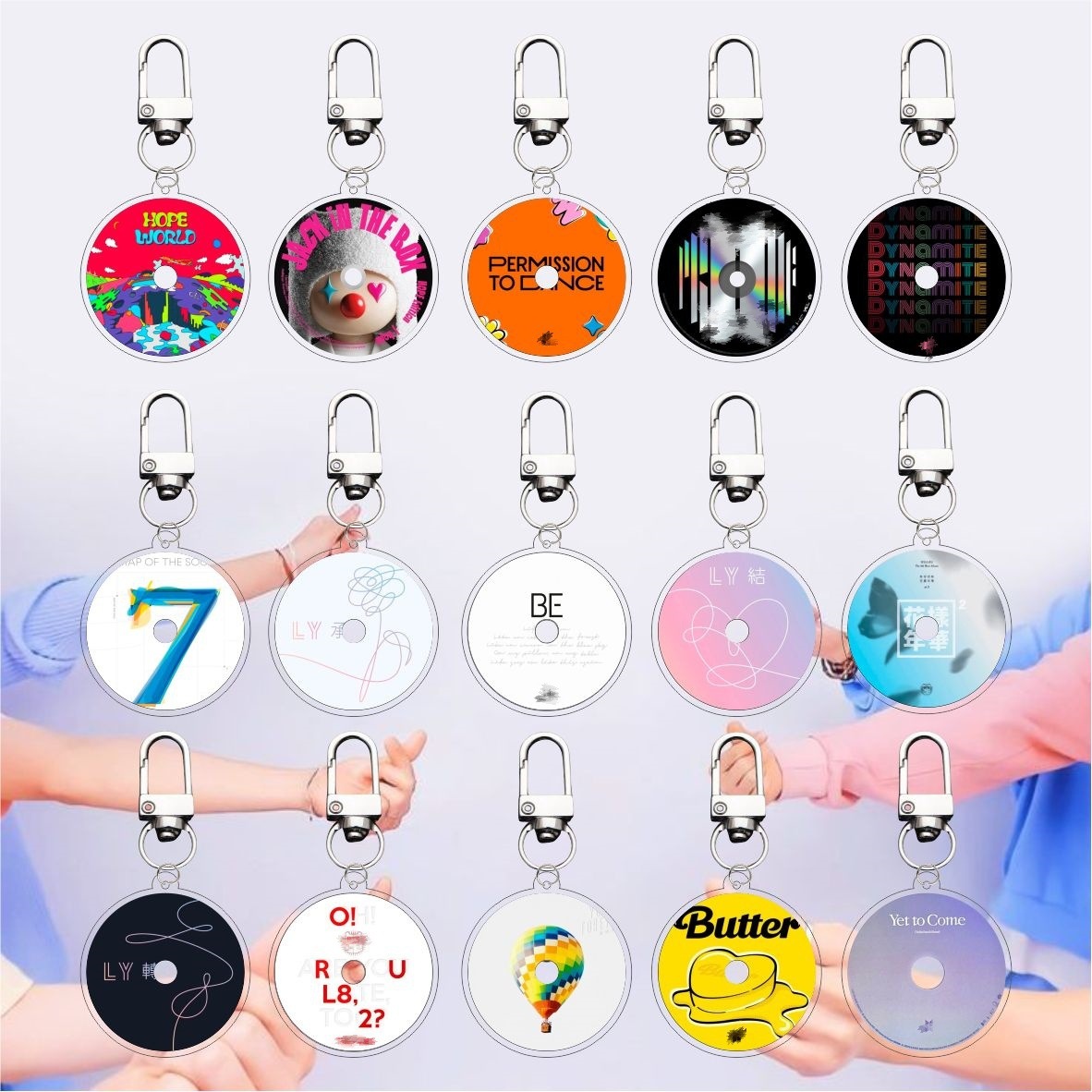 韓團JIMIN V CD專輯新款亞克力鑰匙扣包包掛件配件飾品明星周邊