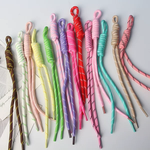 Dongdaemun Tiktok with Personality Instagram Style Trendy Rope Hanging Pendant Colorful Knot String Woven Rope Tide Bag Lanyard