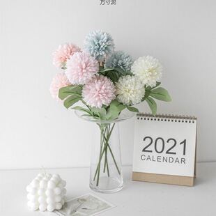 Style small fresh artificial flower hydrangea fake flower rose bouquet living room home furnishings decorative flower arrangement a wholesale