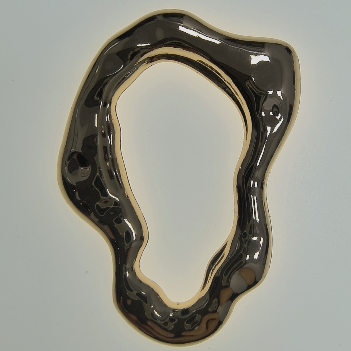 高档胸前连接扣  泳衣大圈扣调节扣 比基尼心形扣 异形合金装饰扣