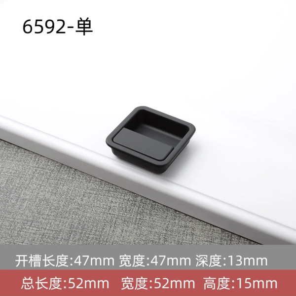 6592 single dumb black