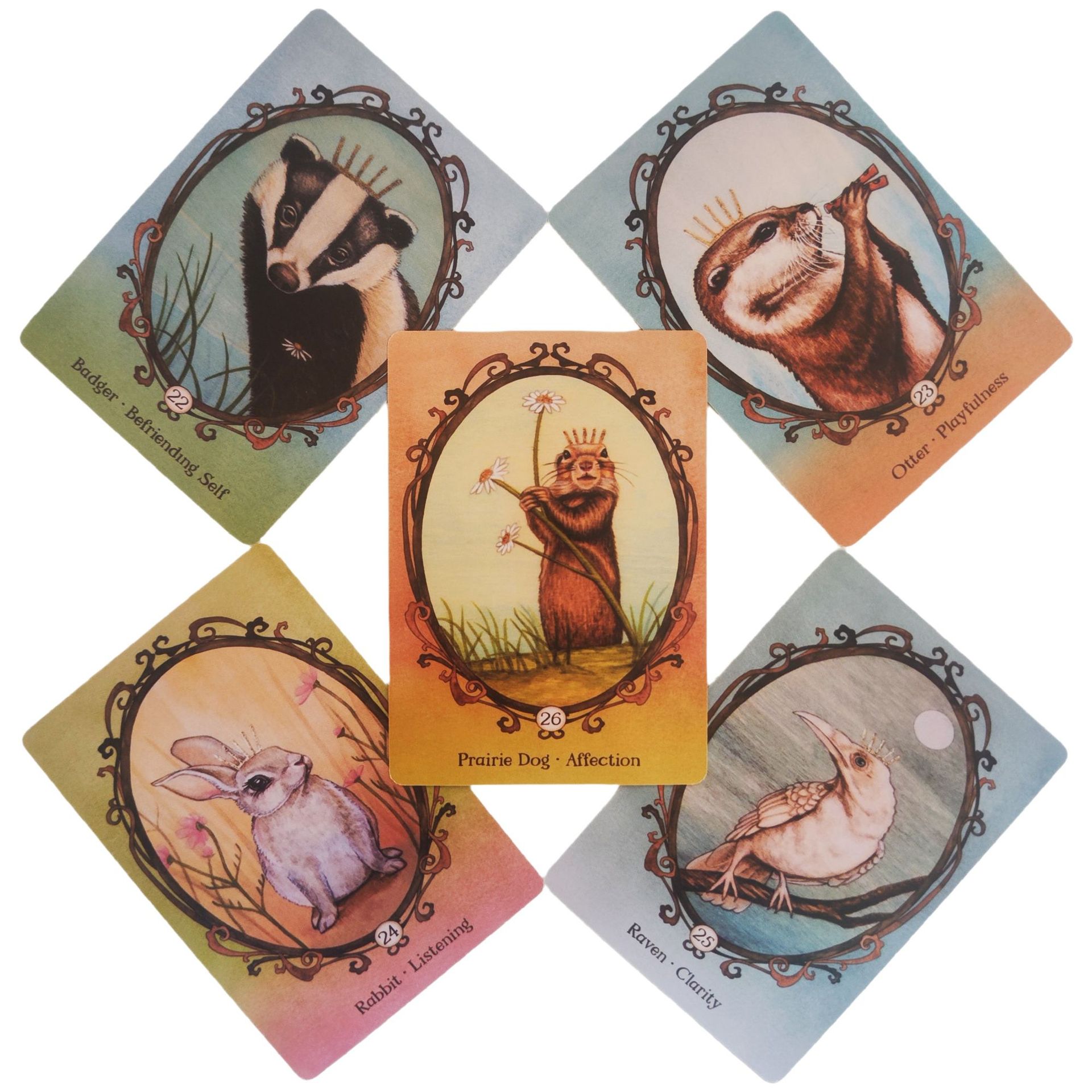 Animal Companion Wing Hoof And Paw Oracle Populair grensoverschrijdend bordspel Engelse kaarten_voghion.com