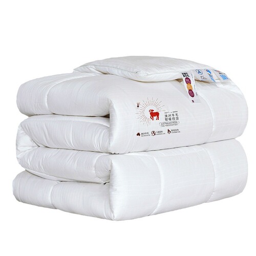 Class A 80S cotton jacquard Australian wool quilt pure cotton cashmere quilt thickened warm winter quilt winter quilt core quilt