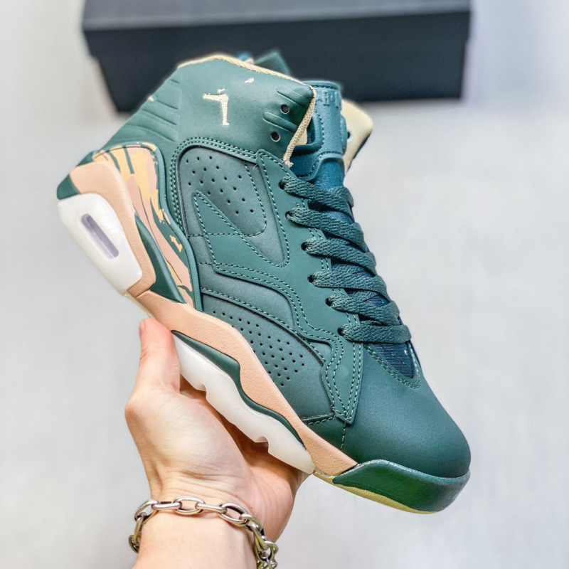 Comercio exterior J puro original Pumpman MVP zapatos de baloncesto para hombres zapatos deportivos casuales para mujeres AJ6 con suela gruesa almohadilla de aire zapatos de moda