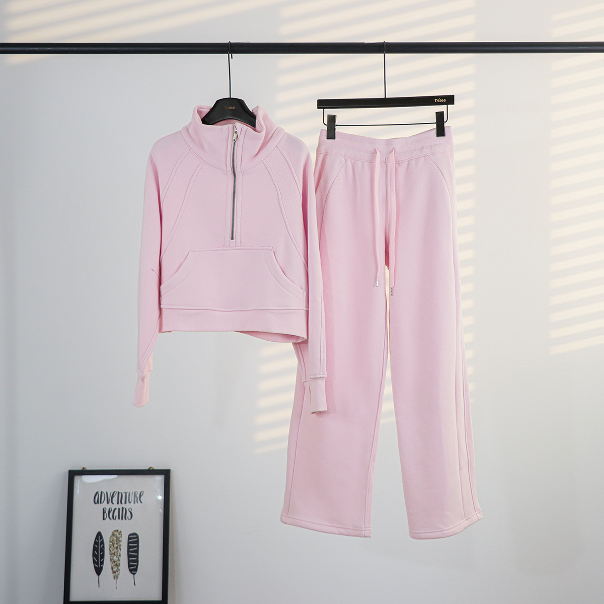 Lulu cuello suelto suéter de pantalones de vestir, cardigan de mujer, chaqueta de abrigo con camisa