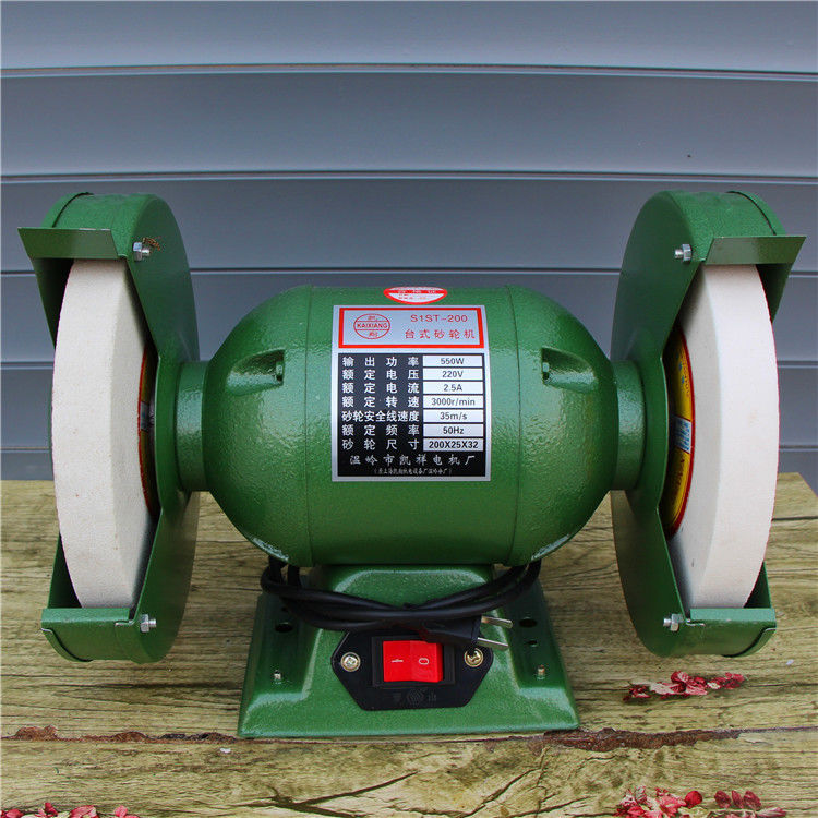 工业级多功能台式砂轮机家用220V工厂380V台式砂轮机打磨金属抛光