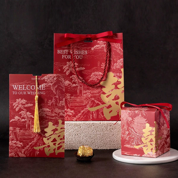 Red big set, 3 piece set