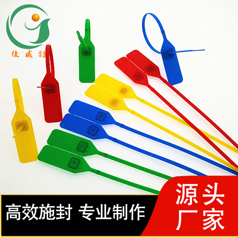 服装不退换标签吊牌一次性塑料封条防盗扣服装防掉包扣物流施封锁