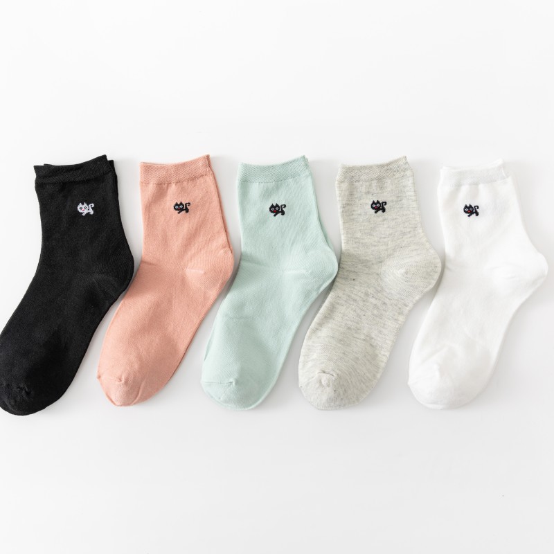 Cartoon Cat Boat Socks 5