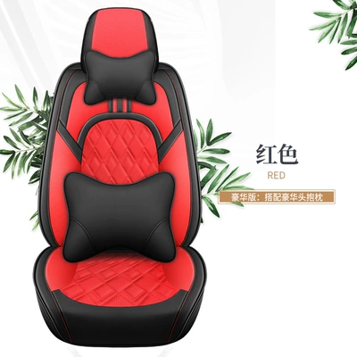 seat cover factory, Four Seasons Pad - red-deluxe-edition-3
