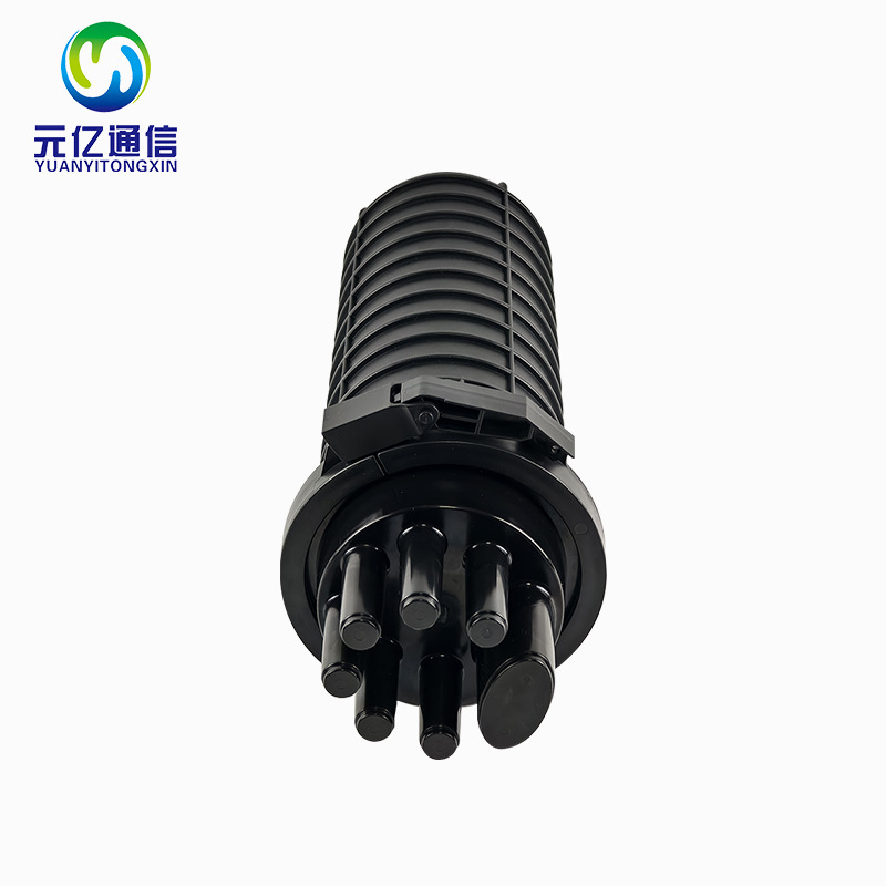 288芯防水熔接包光缆接续盒1进6出立式帽式光纤接头盒