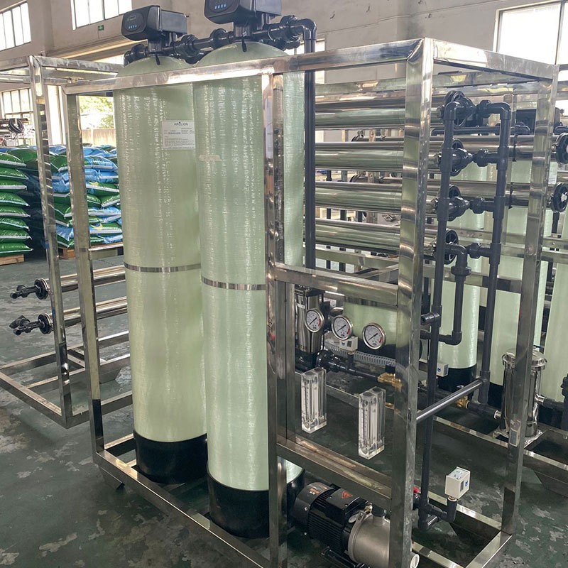 大型过滤单双级净水器设备去离子水处理设备反渗透制超纯水机工业