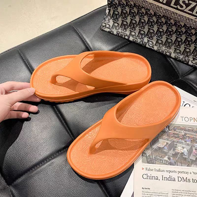 Marathon running sports sandals for men, non-slip, cushioned, soft-soled, wear-resistant flip-flops, comfortable for outdoor beach wear