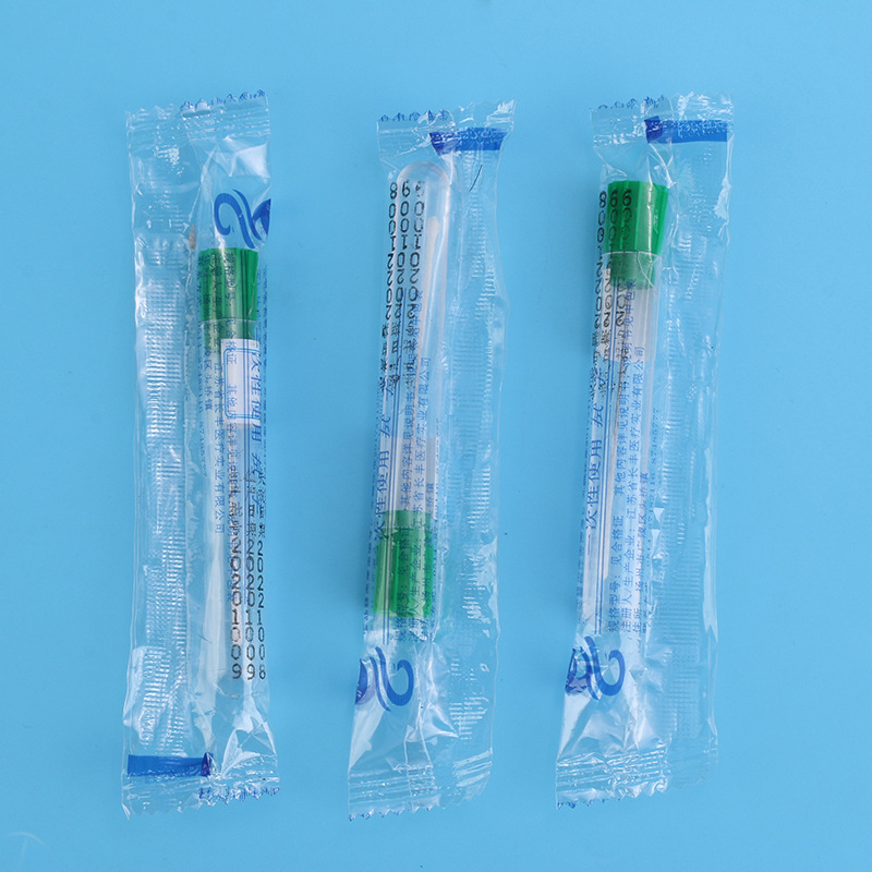 disposable male swab for export female swab sterile independent packaging sampling swab length