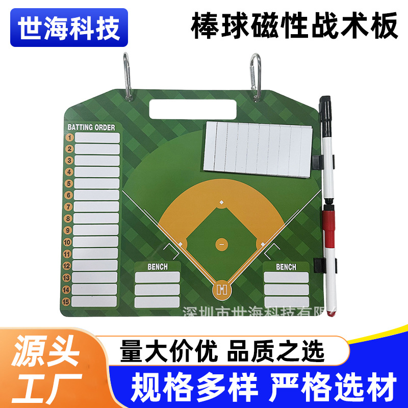 Cross-border in stock Baseball Magnetic Tactical Board Coach Board Basketball Football Tactical Board Can Write Demonstration Command Tactics