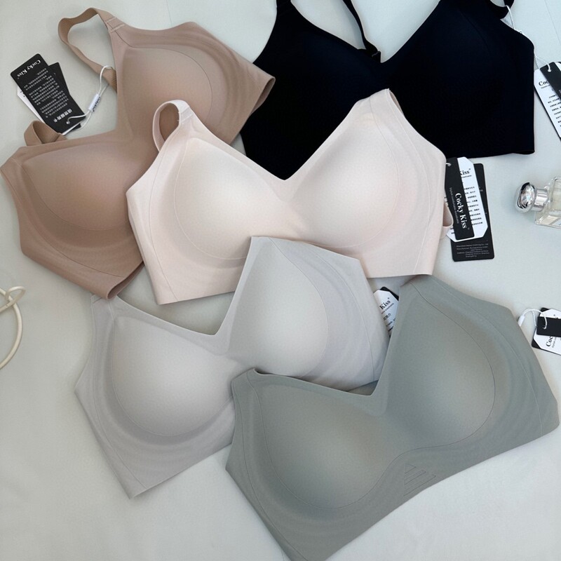 Cocky Kiss9033# Double-sided Pull-up Traceless Gathering Mark Lightweight Breathable Underwear Women's Bra