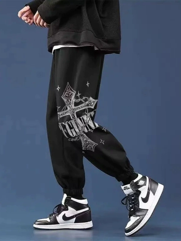 Мужская летняя износостойкая эластичная тонкая модная универсальная trousers, обтягивающие, оверсайз