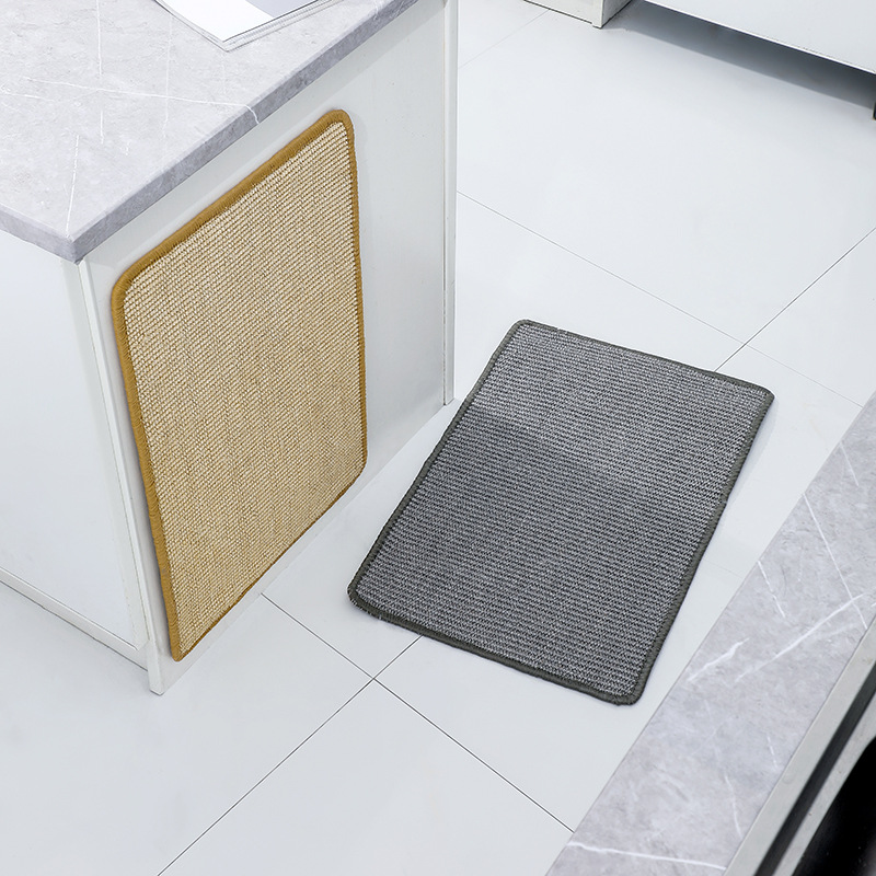 Sisal Lino gato rasguño Mat PET moler garra dormir Mat anti-gato rascarse sofá protección bloqueo pasta alfombra transfronteriza en stock