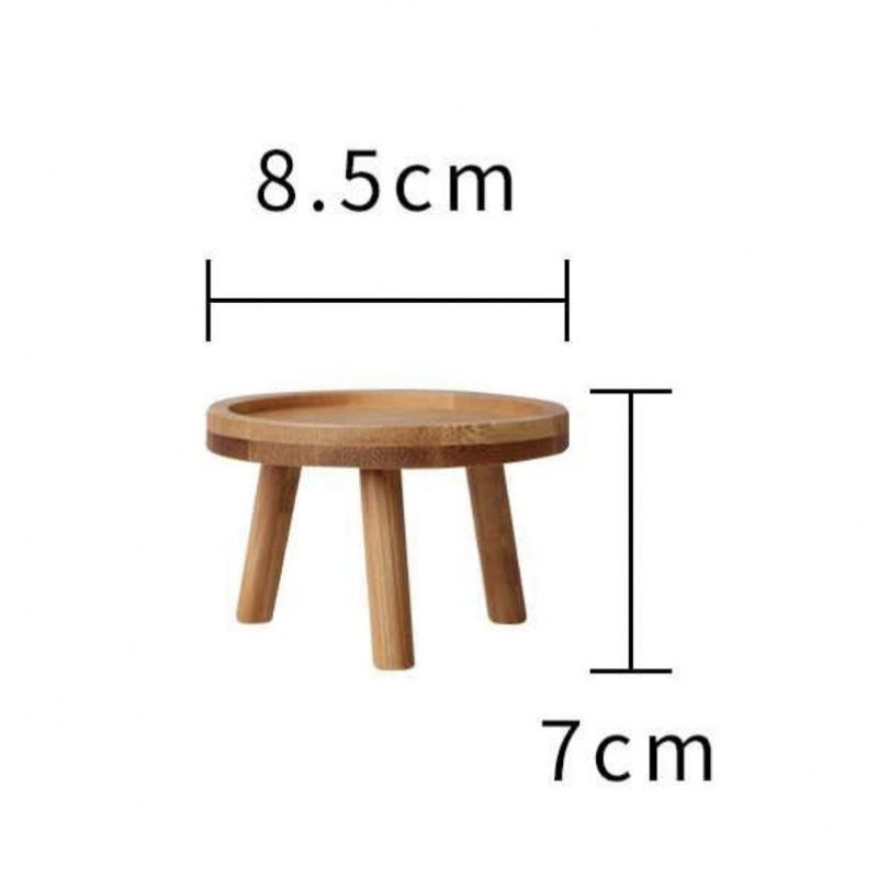 Soporte de maceta, soporte de madera maciza, soporte de maceta, soporte de pecera, soporte de piso interior, decoración creativa de la Sala de estar