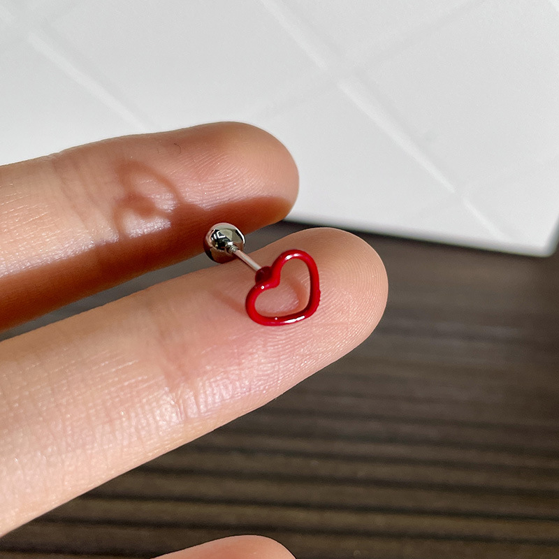 7g Weight Alloy Ear Needle Material Ear Studs Classification 1 Piece Quantity Holiday, Daily, Date Occasion Alloy Material Star, Heart Shape, Bow Knot Pattern Women's Gender Cartoon Style Style 1 Piece Cartoon Style Star Heart Shape Bow Knot Alloy Ear Studs 10