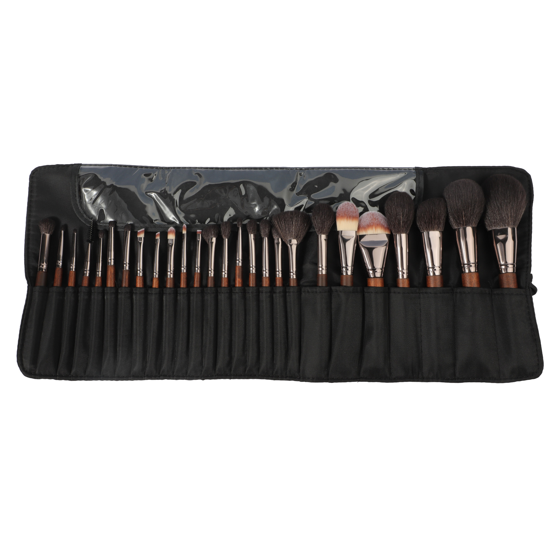 Juego completo de 26 brochas de maquillaje de lana para maquilladores, incluye brocha para polvos, brocha para rubor, brocha para base, brochas de maquillaje Cangzhou.