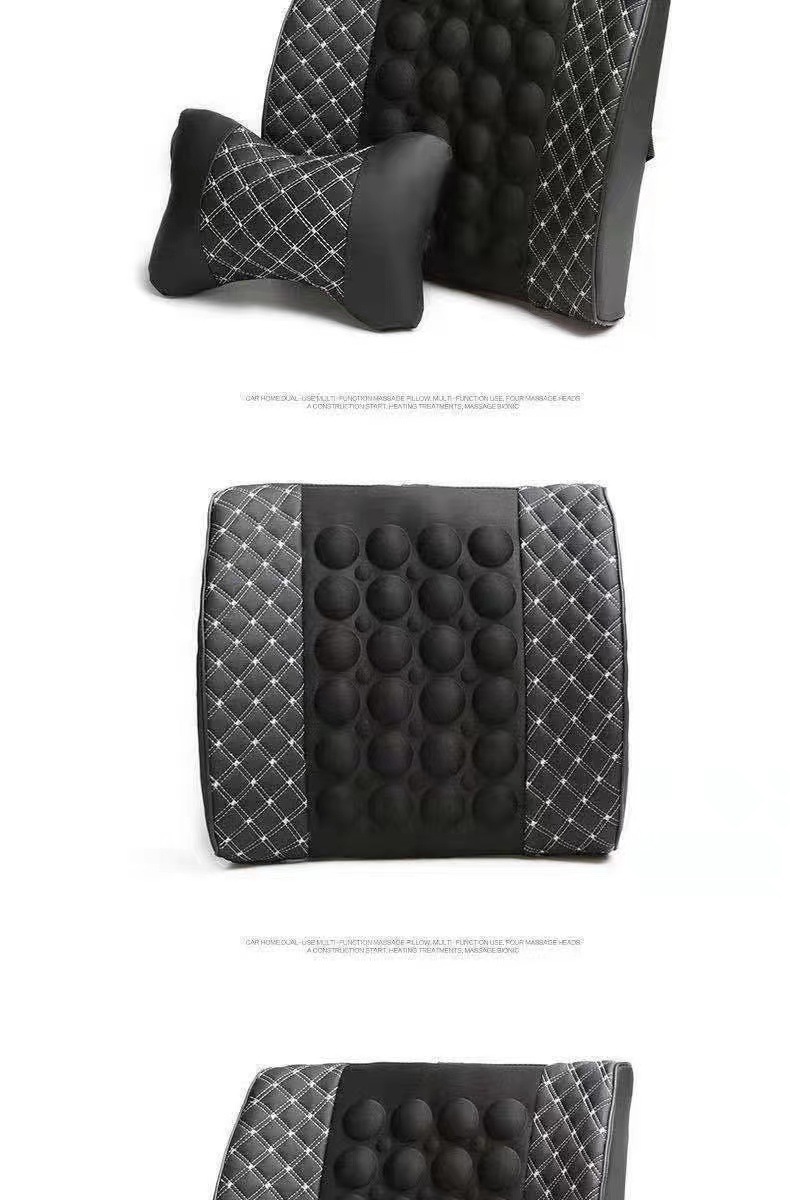 Factory direct car 12v electric massage waist health cushion car waist waist protection car interior accessories