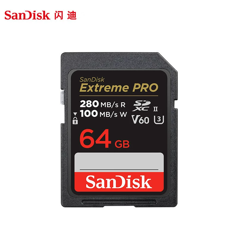 Sandi/SANDISK SD карта 64G 128G 256G 512G 1T V60 U3 6K скорость чтения 280MB/s