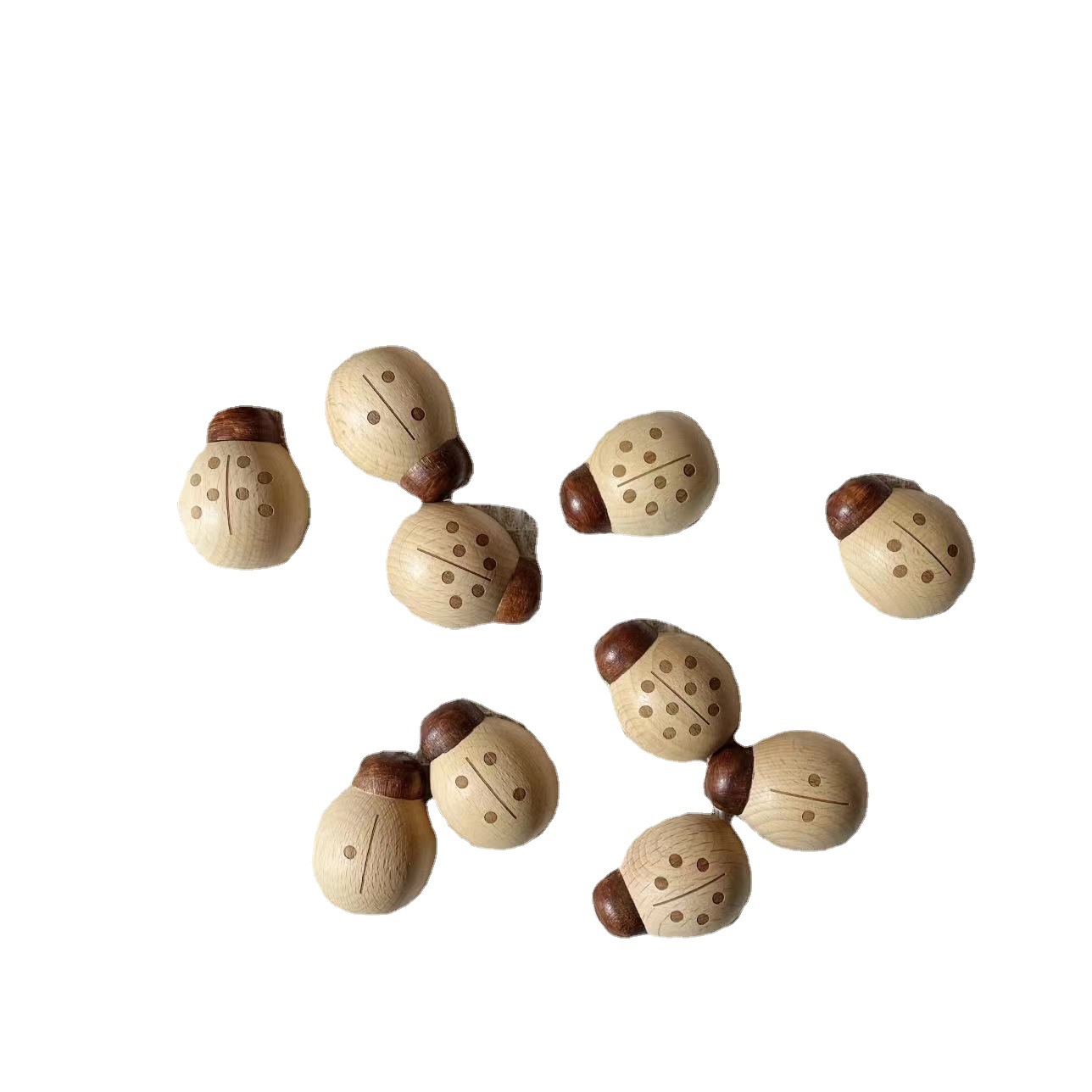 ケヤキのテントウムシとデジタル教具玩具計数部品開放性教具材料