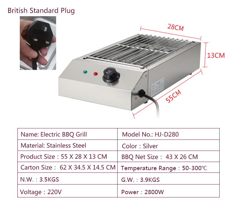 220V British Standard Plug