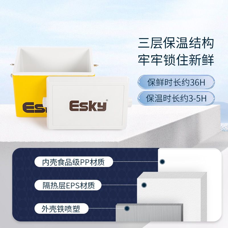 Caja de regalo de Año Nuevo 27L caja portátil de verano fábrica al por mayor 70 aniversario versión conmemorativa incubadora retro transfronteriza