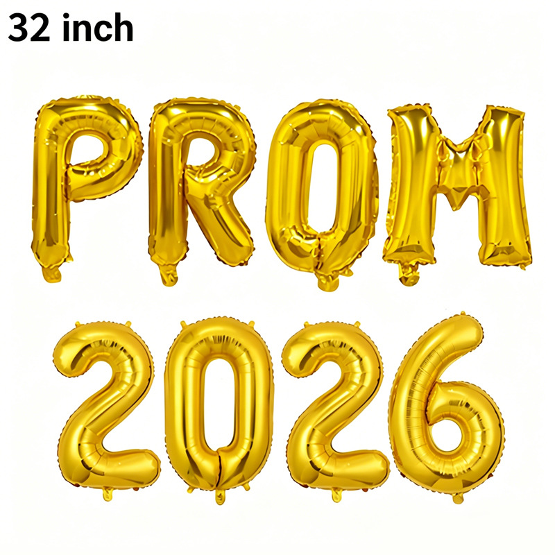 2026 transfronterizo fiesta de graduación decoración cartas de felicitación graduación congratulaciones prom globo de película de aluminio image 15