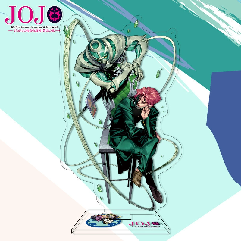 [Хонгъи] Приключения Джоджо, золотой стиль золота, обрамление аниме акриловая человеческая фигура