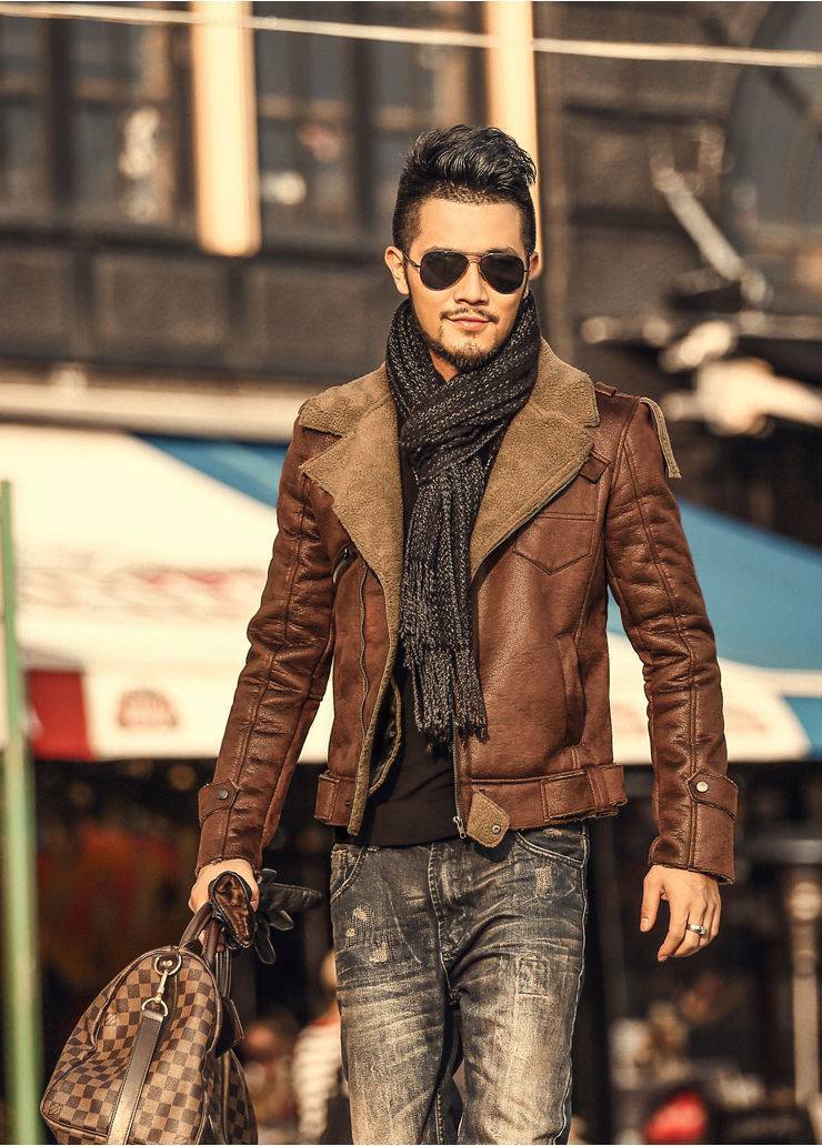 Brown Leather Jacket 1
