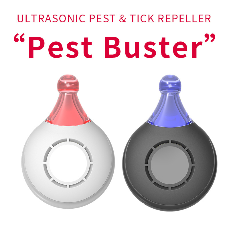 电子驱虫器超声波驱蚊器驱避害虫便携式 USB充电Pest reject 户外