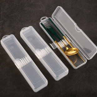 Прозрачная посуда, портативная зубная паста, зубная щетка, косметическая коробка для хранения, трубочка, палочки для еды