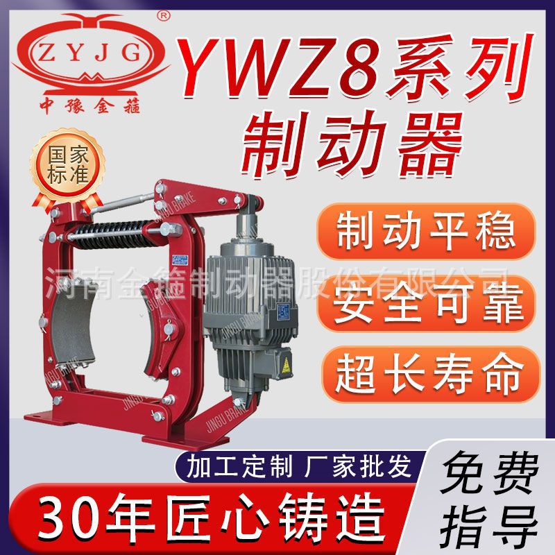 电力液压制动器 YWZ8-200/E30港口起重液压制动器 机械制动配件