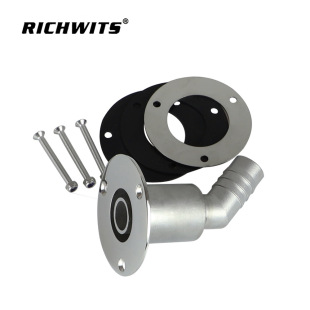 Cross-border 316 stainless steel marine heater exhaust port vent hole fuel heater exhaust port with Gasket