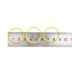 Yueyi Rubber Band Yellow Rubber Ring Toy Factory High Elastic Rubber Band Anti-Aging Office Supplies Calfskin Rubber Band Wholesale
