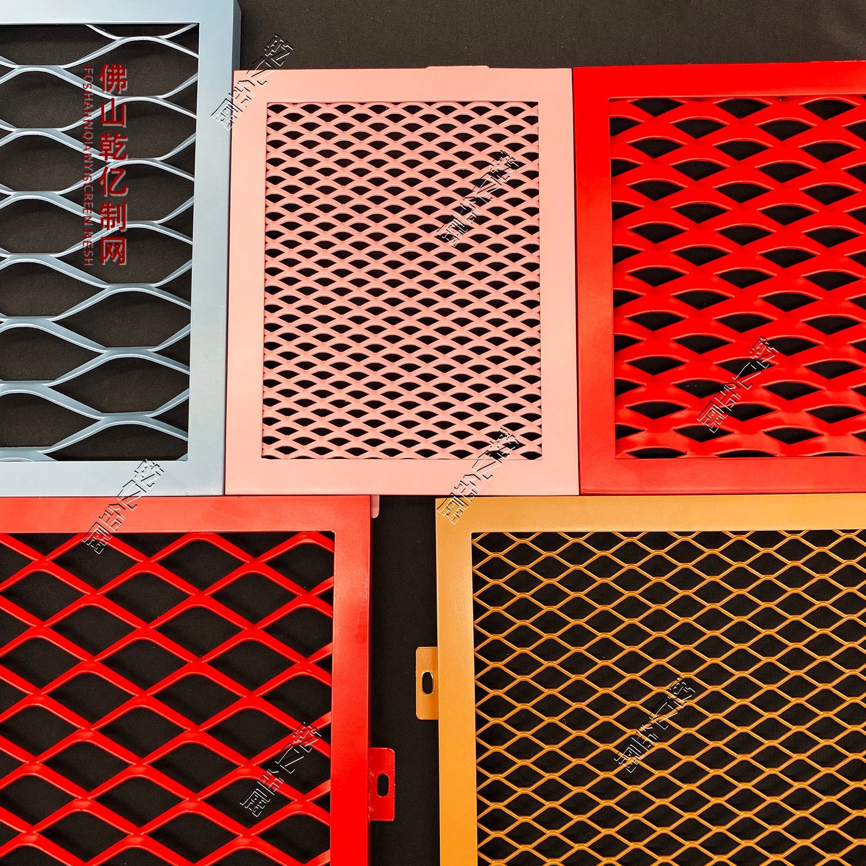 佛山拉网板厂家 喷漆铝拉伸网 天花吊顶装饰网 幕墙铝板网菱形孔