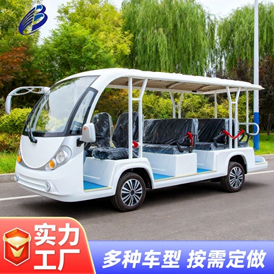 Elektrikli qolf avtomobilləri Attraction Sightseeing Car 8-23