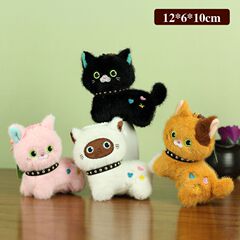 かわいいインターネット有名人の子猫ペンダントぬいぐるみ漫画スクールバッグバッグペンダントキーホルダー人形人形
