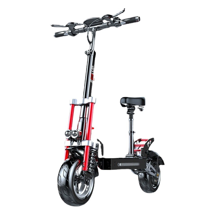 Новый мини-скутер производителя, высокоскоростной внедорожный задний привод, 12-дюймовый складной Электромобиль, умный электрический скутер