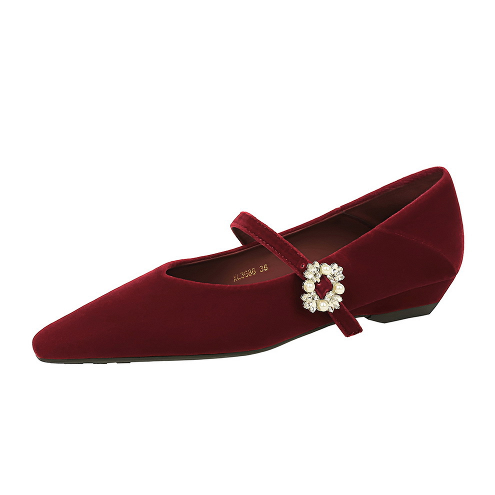 Sapatos mary jane estilo hepburn elegantes com fivela strass_voghion.com
