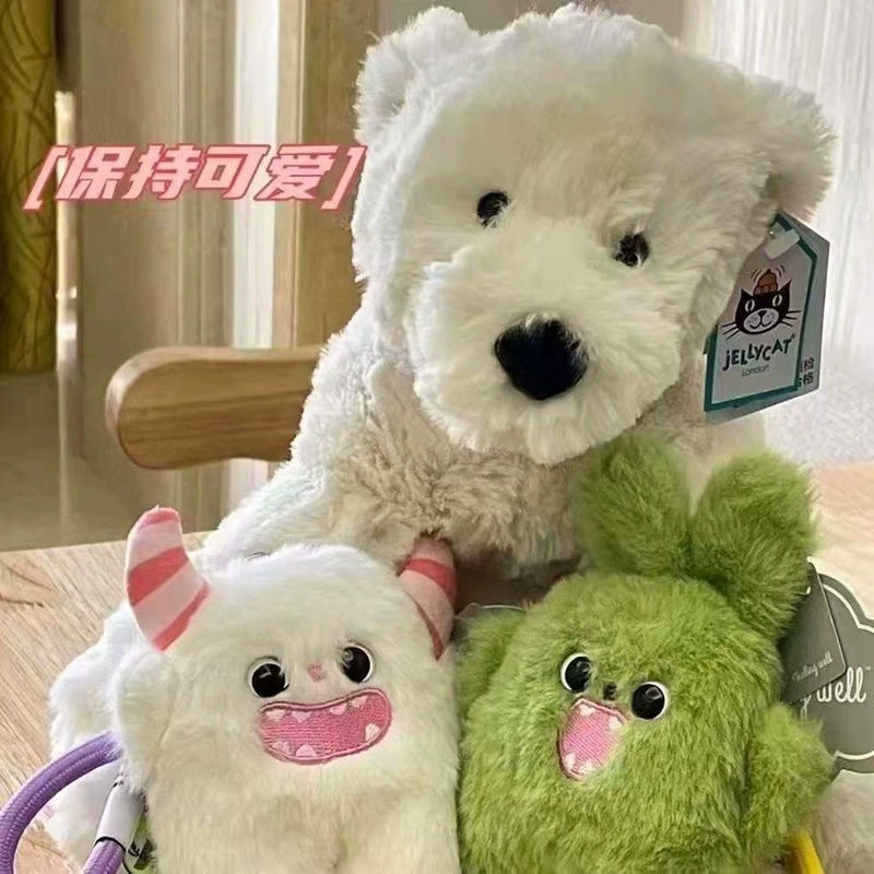 Плюшевый брелок (Ouliu) little snow monster, 10 см мягкий ключ-талисман для сумок и рюкзаков