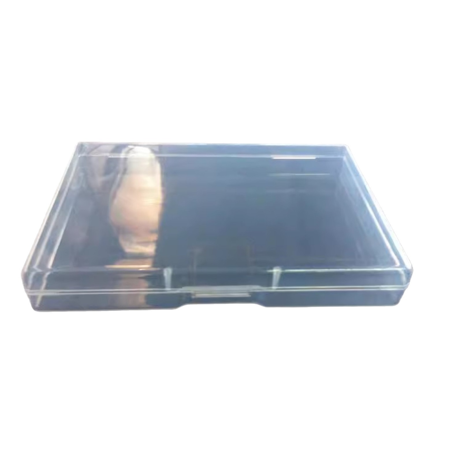 Flip transparente PP caja de embalaje de plástico accesorios piezas caja de almacenamiento caja de la medicina cara caja de polvo de lavado caja de joyería