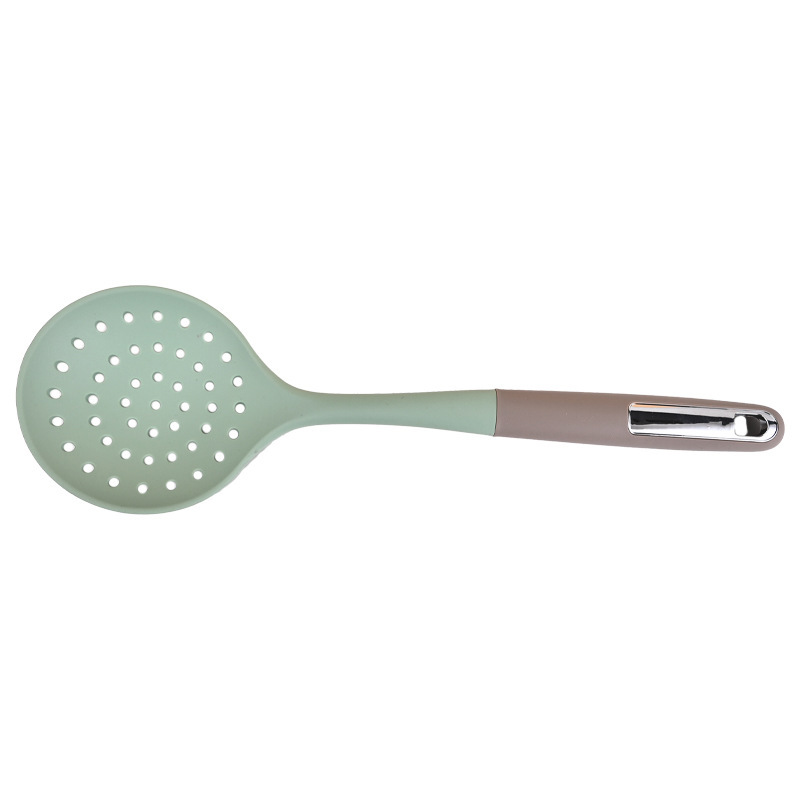 Nuevo estilo europeo antiadherente panela de cocina de dos colores, panela de cocina especial, pala de cocina doméstica, set de utensilios de cocina de cocina de cocina