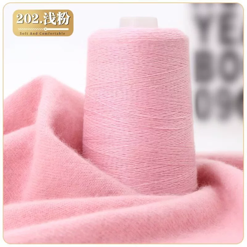 Manufacturer wholesale two-strand cashmere thread genuine cashmere thread 100 woven hand knitted scarf yarn pure DIY wool thread