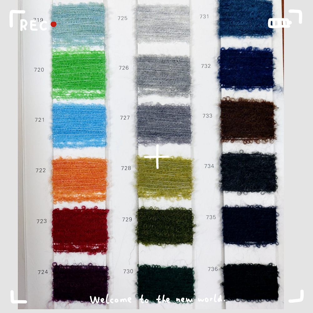 （0444-9）7.8支玲珑（圈圈纱）毛衫特种花式纱针织编织时装