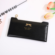 日韩女士蝴蝶结时尚钱包女士长款拉链手拿包大容量钱夹卡包收纳