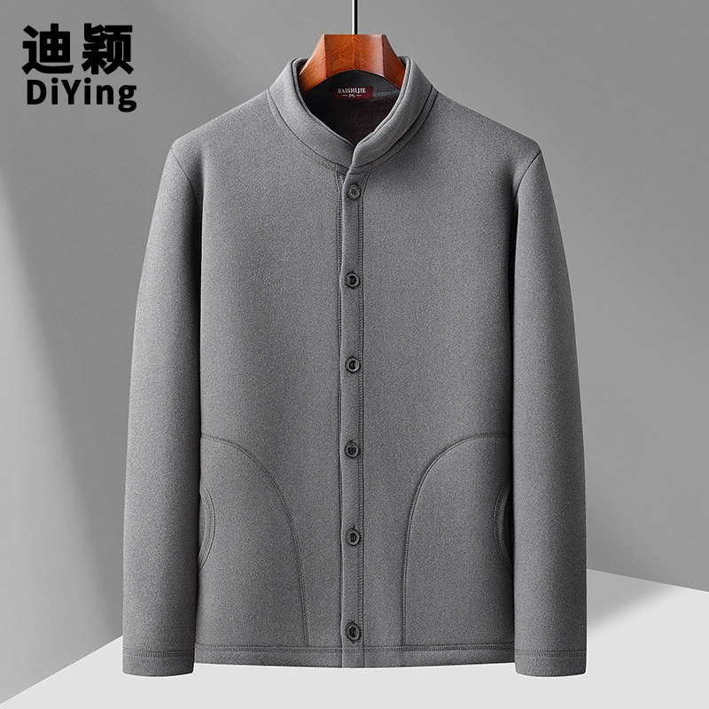 Зимняя теплая одежда и толстый папа кардиган средний пожилой дедушка мужское термобелье